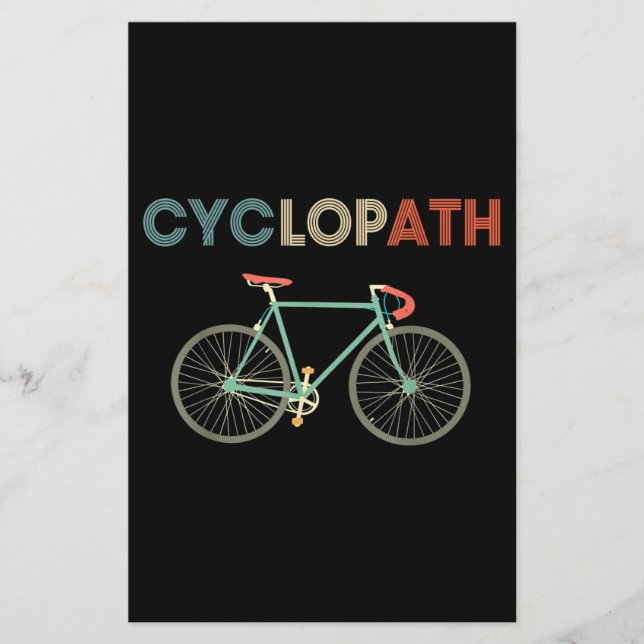 Cyclopath Funny Bicycle Cyclist Humour (Front)