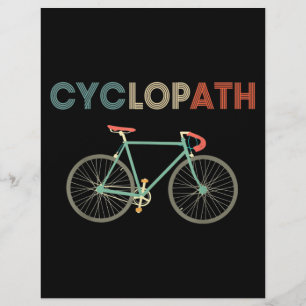 Cyclopath Funny Bicycle Cyclist Humour Flyer