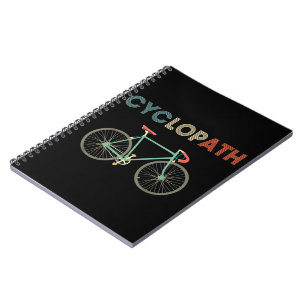 Cyclopath Funny Bicycle Cyclist Humour Notebook
