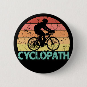 Cyclopath Funny Cycling 6 Cm Round Badge