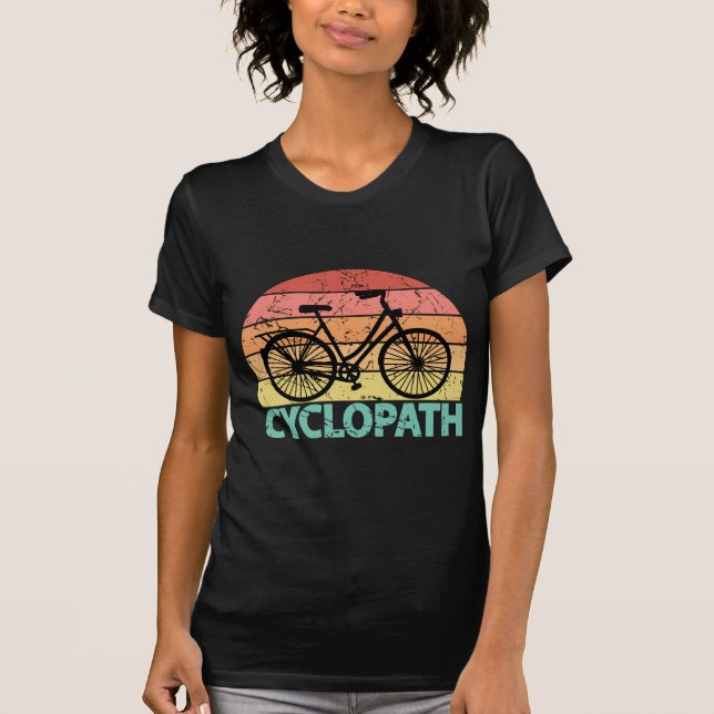 Cyclopath Funny Cycling Bicycle T-Shirt (Front)