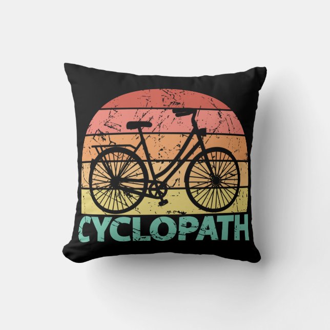 Cyclopath Funny Cycling Cushion (Front)