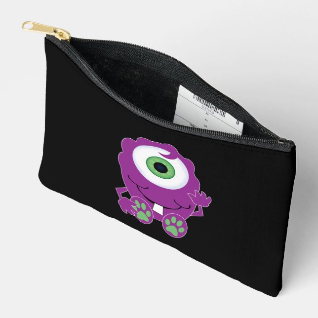 Cyclops Monster Accessory Pouch (Open)