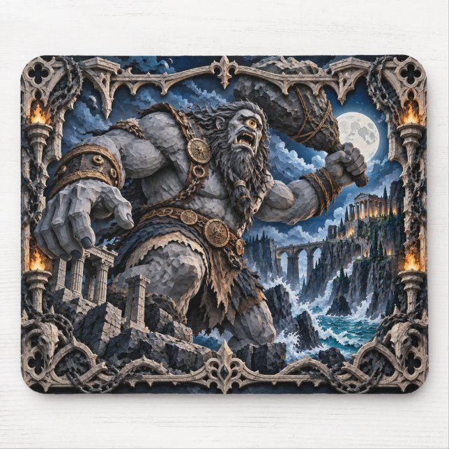 Cyclops, Paper Cut Monster Mouse Pad (Front)