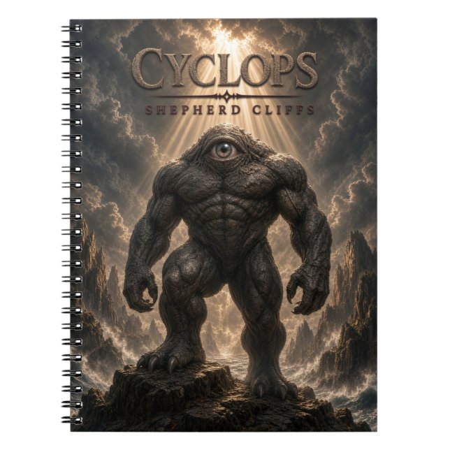 Cyclops Shepherd Cliffs Dark Cinema Notebook (Front)