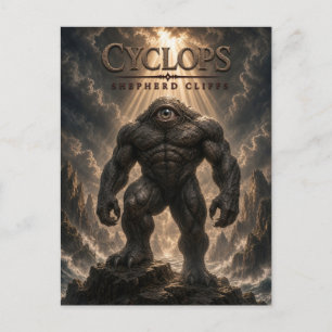 Cyclops Shepherd Cliffs Dark Cinema Postcard