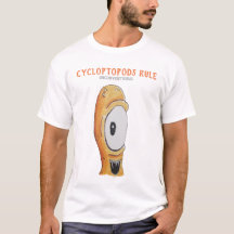 Cycloptopods Rule #2 - White T-shirt