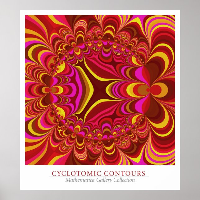 Cyclotomic Contours Poster (Front)