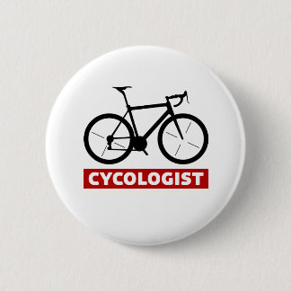 cycologist 6 cm round badge