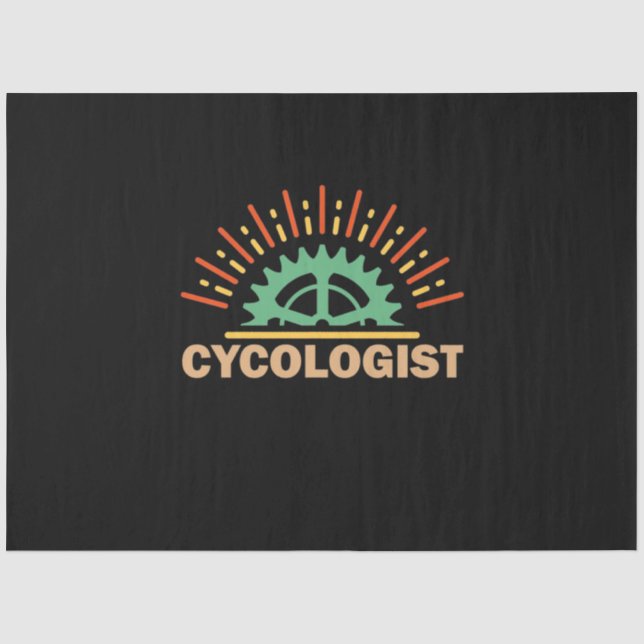 Cycologist Art Tissue Paper (Front)