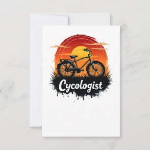 Cycologist Bike Adventure: Sunset Graphic Tee Save The Date
