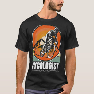 Cycologist Bike Bicycle Ride Hobby Race Retro V T-Shirt