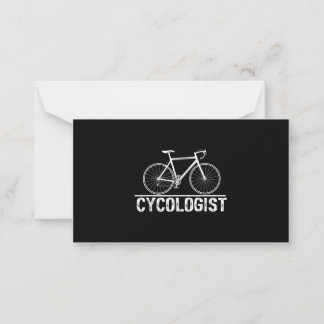Cycologist Bike Cycling Bicycle Cyclist Card