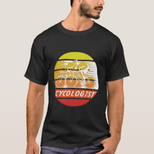 Cycologist Bike Retro Gift For Cycling Bicycle Com T-Shirt