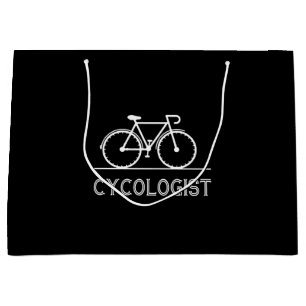 Cycologist Cycle Lover Gift Cycling Mountain Gift Large Gift Bag