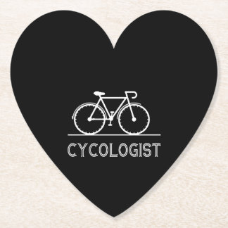 Cycologist Cycle Lover Gift Cycling Mountain Gift Paper Coaster