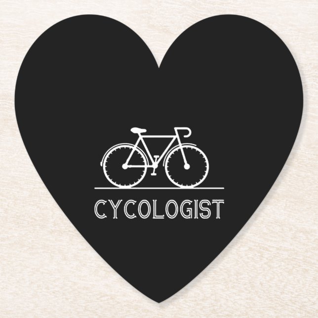 Cycologist Cycle Lover Gift Cycling Mountain Gift Paper Coaster (Front)