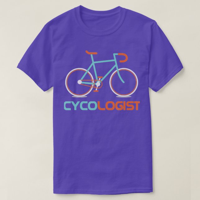 Cycologist Cycling Bicycle Cyclist Road Bike Triat T-Shirt (Design Front)