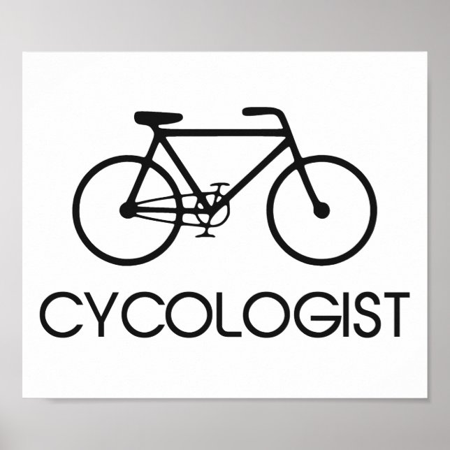 Cycologist Cycling Cycle Poster (Front)