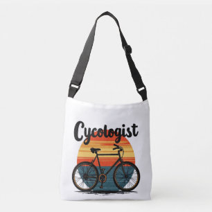 Cycologist: Energetic Biker Tee – for Cycling Crossbody Bag