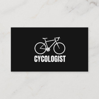 Cycologist Funny Bicycle Bike Gift Business Card