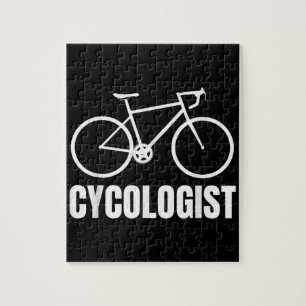 Cycologist Funny Bicycle Bike Gift Jigsaw Puzzle