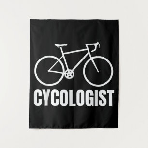Cycologist Funny Bicycle Bike Gift Tapestry