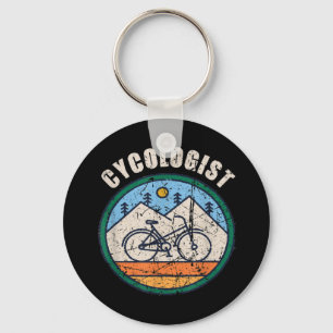 Cycologist Funny Bicycle Cycling Vintage Gift Key Ring