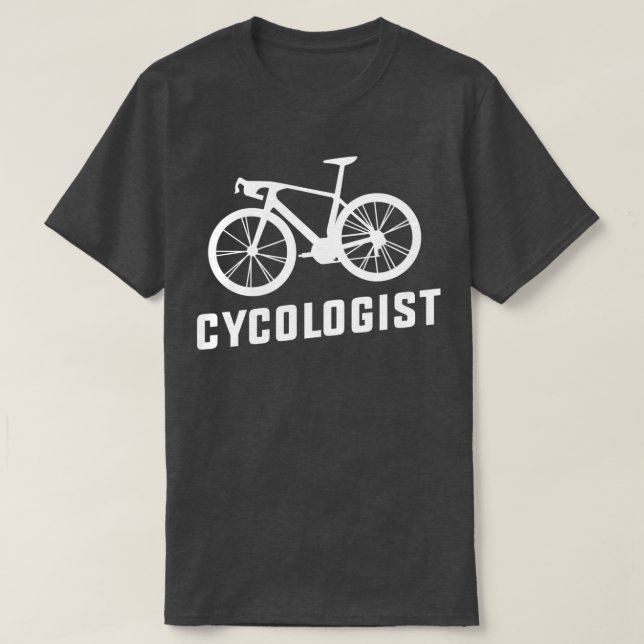 Cycologist Funny Bike Gift for Cyclists Cycling Lo T-Shirt (Design Front)