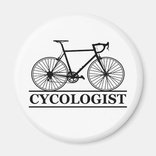 cycologist Funny Cycling for Cyclists and Bikers Magnet (Front)