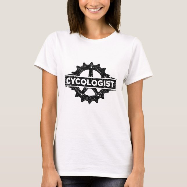 Cycologist funny cycling gift T-Shirt (Front)