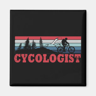 Cycologist funny cycling saying magnet