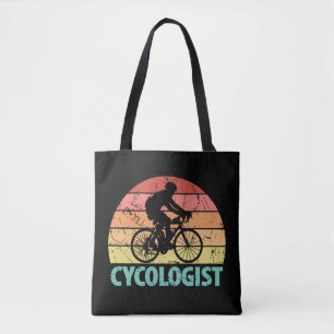 Cycologist Funny Cycling Tote Bag