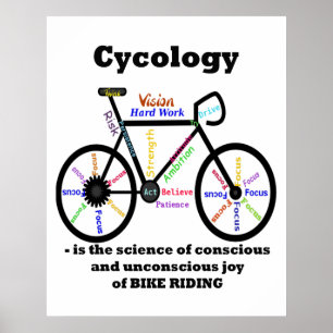 Cycology Poster – The Science of the Joy of Biking