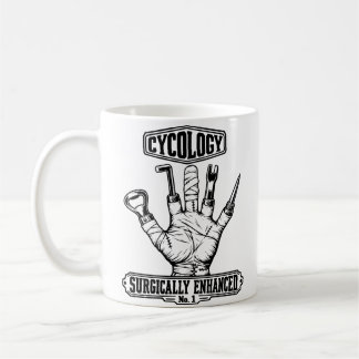 Cycology Surgically Enhanced – Bicycle Mechanic Hu Coffee Mug