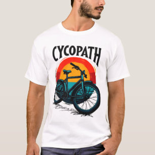 Cycopath: Energetic Bike with sunset Graphic Tee