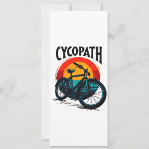 Cycopath: Energetic Bike with sunset Graphic Tee Save The Date