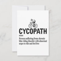 Cycopath Funny Cycling for Cyclists and Bikers