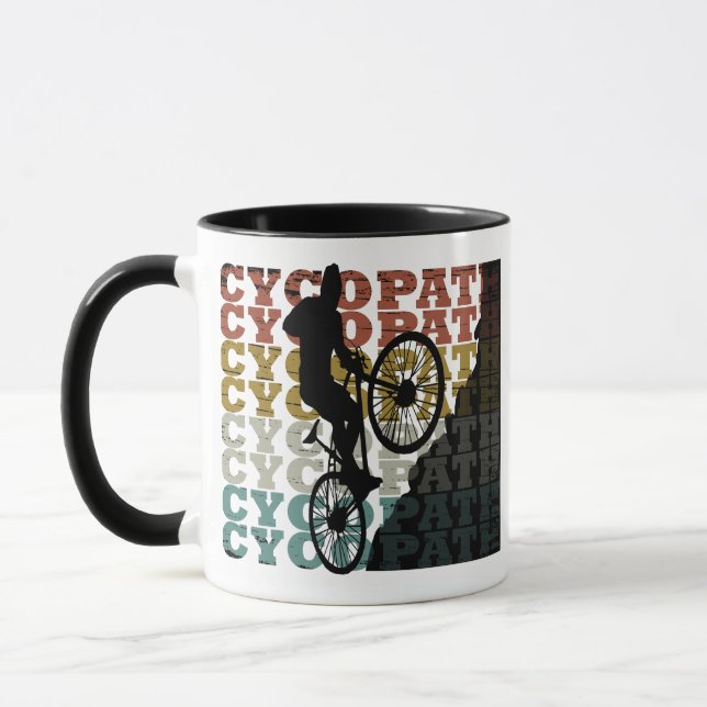 Cycopath funny cycling mug (Left)