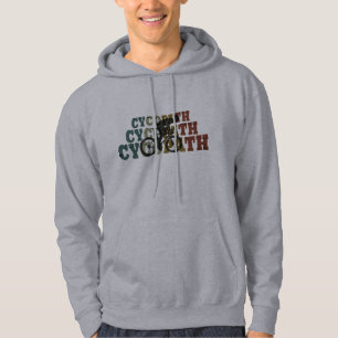 Cycopath - Mounatin Biking - Funny Cycling Hoodie