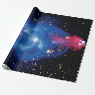 Cygnus A Galaxy X-Ray Montage Outer Space Photo Wrapping Paper
