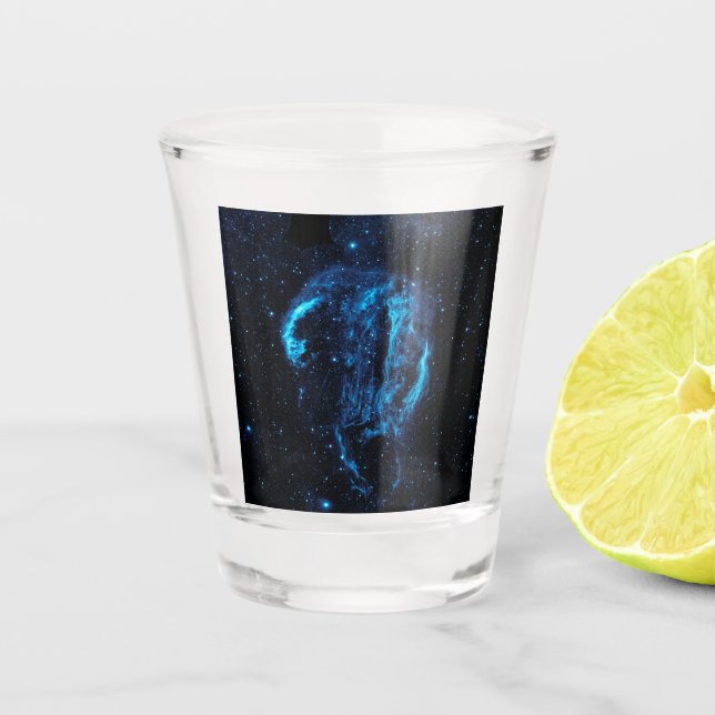 Cygnus Loop Nebula (NASA) Shot Glass (Front)