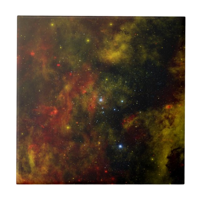 Cygnus OB2 Star Cluster Ceramic Tile (Front)