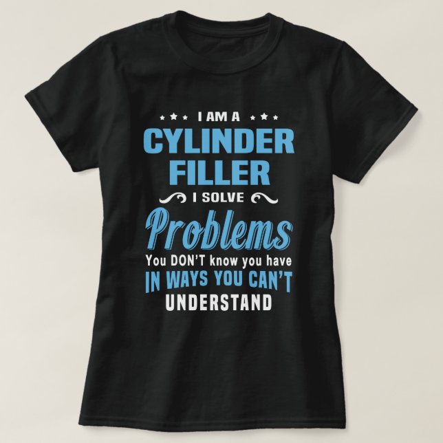 Cylinder Filler T-Shirt (Design Front)