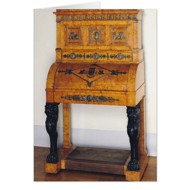 Cylinder front writing desk (Front)