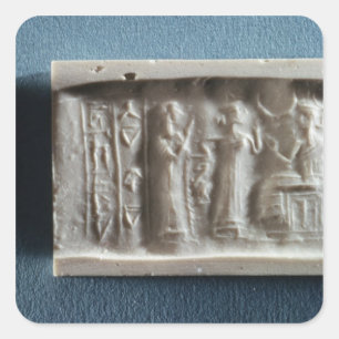 Cylinder seal depicting an evocation to the