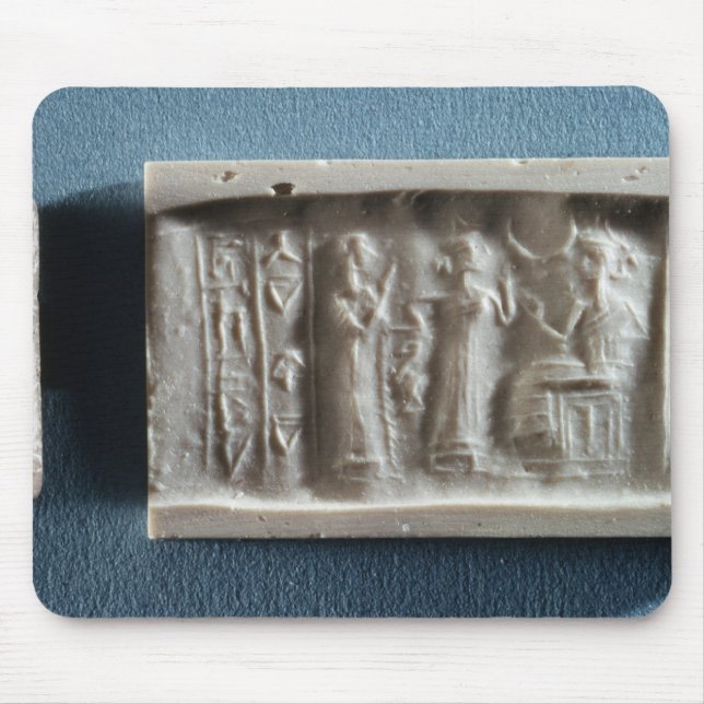 Cylinder seal depicting an evocation to the mouse pad (Front)