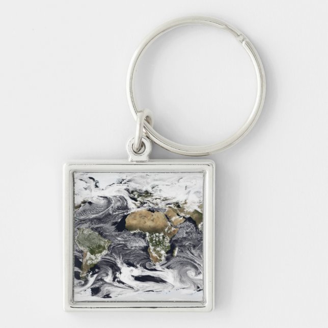 Cylindrical equidistant projection key ring (Front)