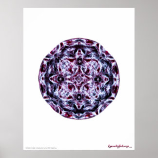 Cymatics: Music Note A Piano Poster