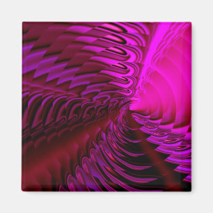 "Cymbal" (cerise) by Cheryl Daniels Magnet